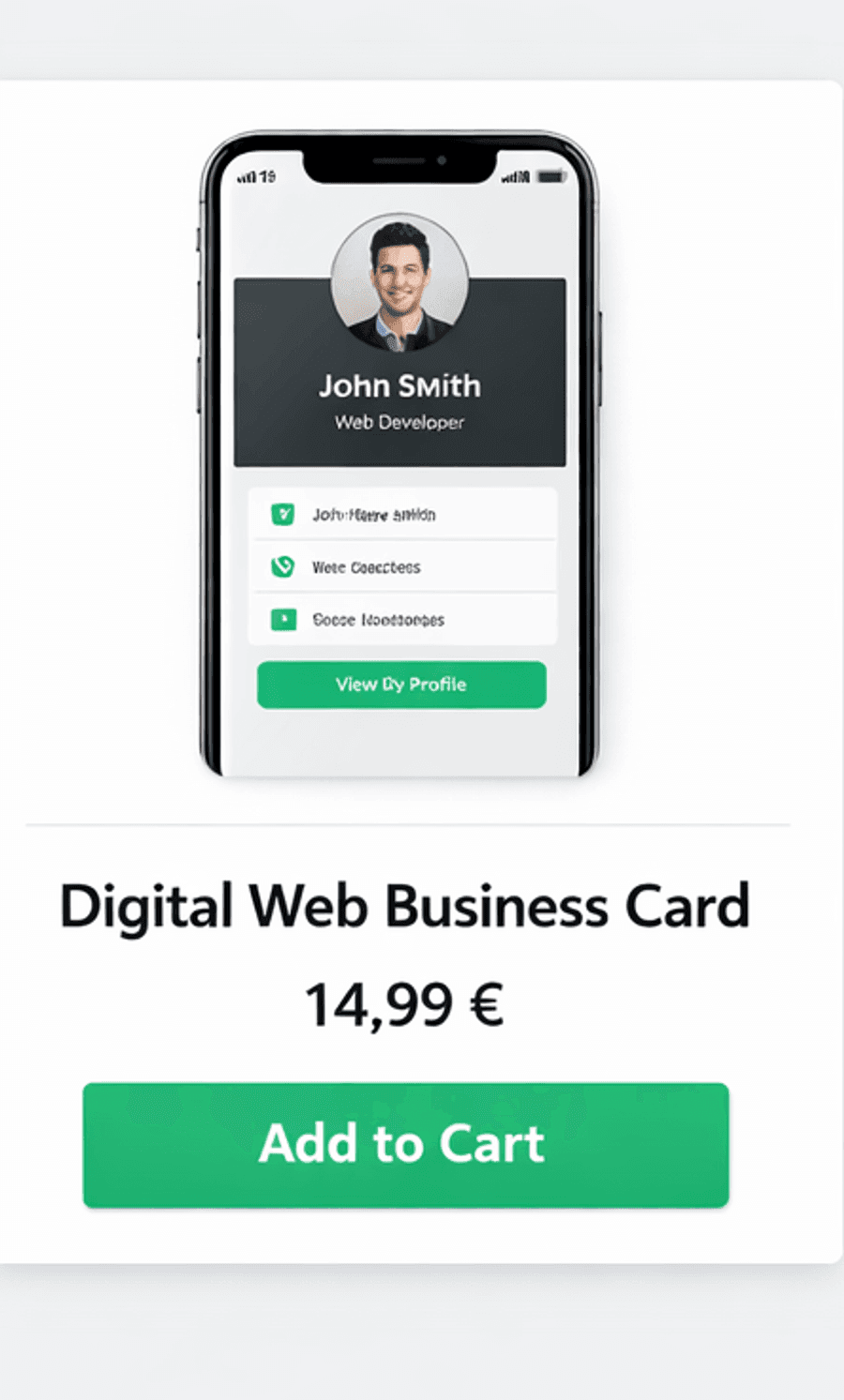 Web-Visitenkarte — VIVEQODE