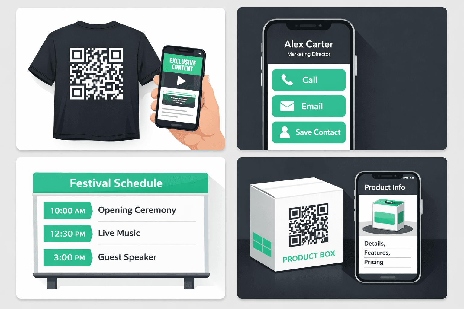 QR-Codes für Events — VIVEQODE